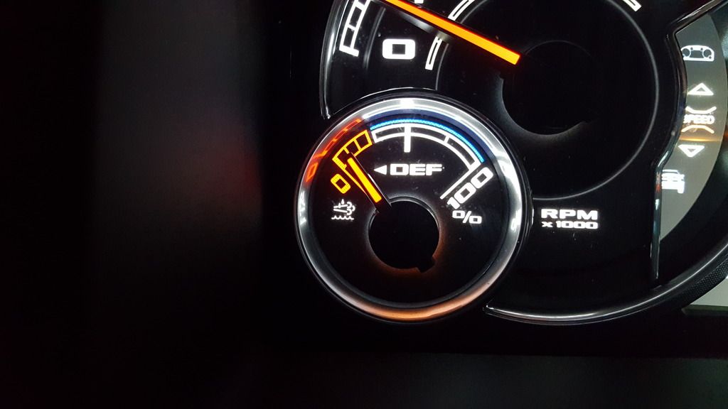 DEF gauge question.......... RAM 1500 Diesel Forum